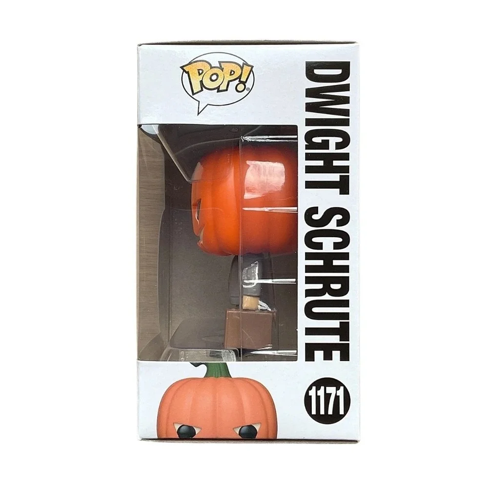 Funko Pop Vinyl Figure The Office Dwight Schrute #1171 Pumpkin Head in Box
